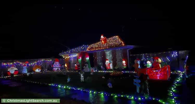 Christmas Light display at 1 Jones Drive, Sebastopol