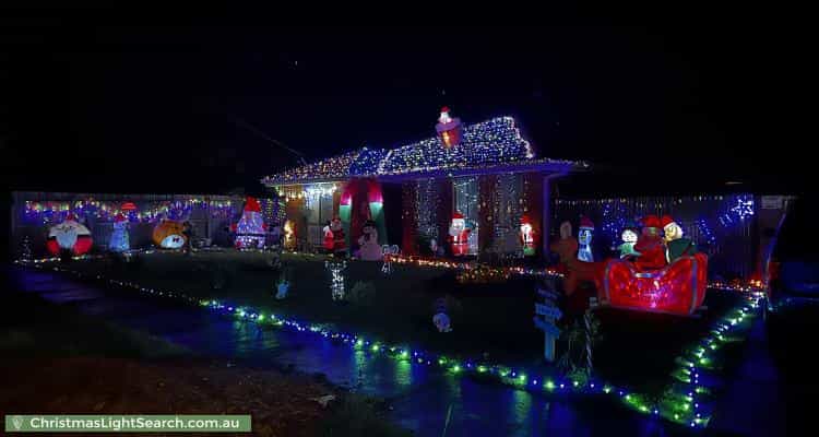 Christmas Light display at 1 Jones Drive, Sebastopol