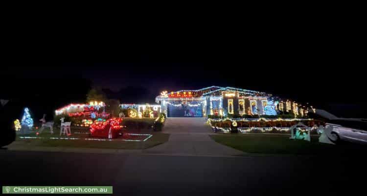 Christmas Light display at 7 Lightwood Avenue, Seymour