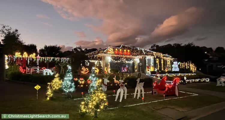 Christmas Light display at 7 Lightwood Avenue, Seymour