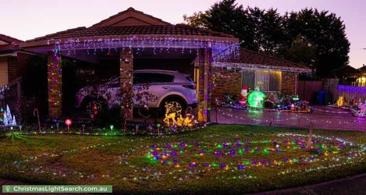 Christmas Light display at 45 Baringa Park Drive, Narre Warren South