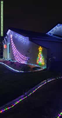 Christmas Light display at 5 Raheen Court, Vermont South