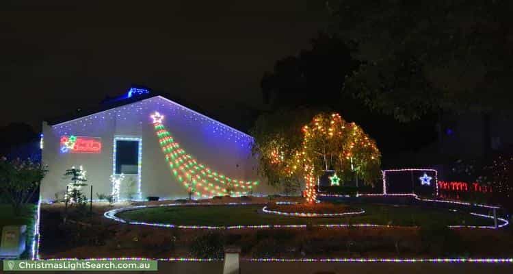 Christmas Light display at 5 Raheen Court, Vermont South