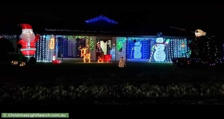 Christmas Light display at 1 Diamond Drive, Cardigan Village