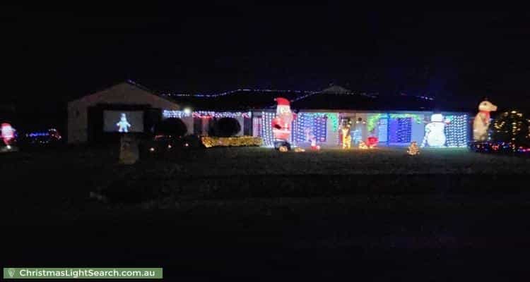 Christmas Light display at 1 Diamond Drive, Cardigan Village