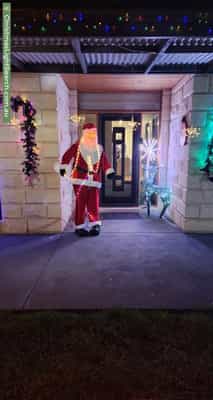 Christmas Light display at 1 Diamond Drive, Cardigan Village