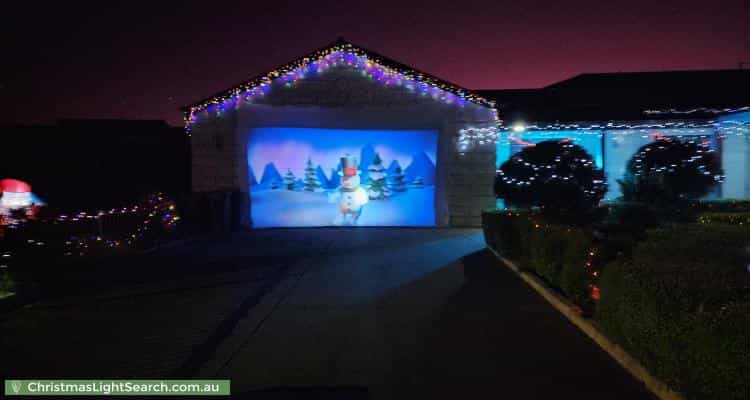 Christmas Light display at 1 Diamond Drive, Cardigan Village