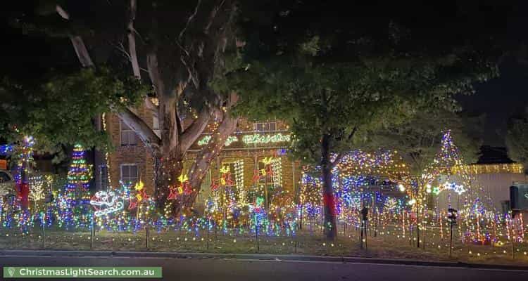 Christmas Light display at 53 Candlebark Quadrant, Rowville