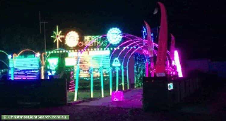 Christmas Light display at 126 Old Princes Highway, Murray Bridge East