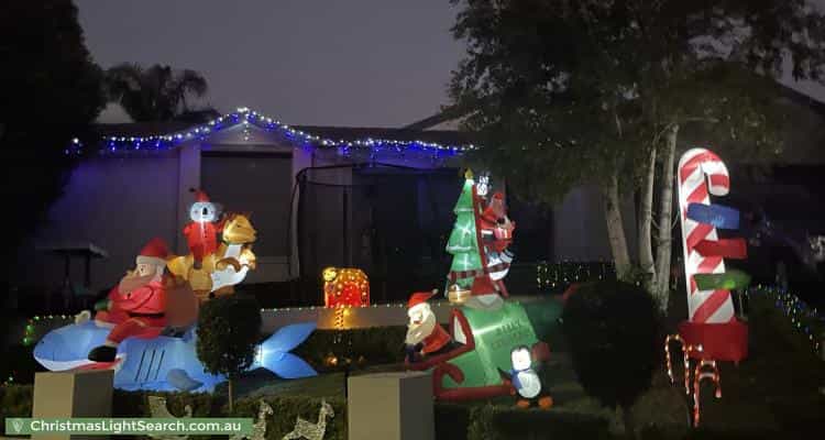 Christmas Light display at 9 Kilfera Court, Narre Warren