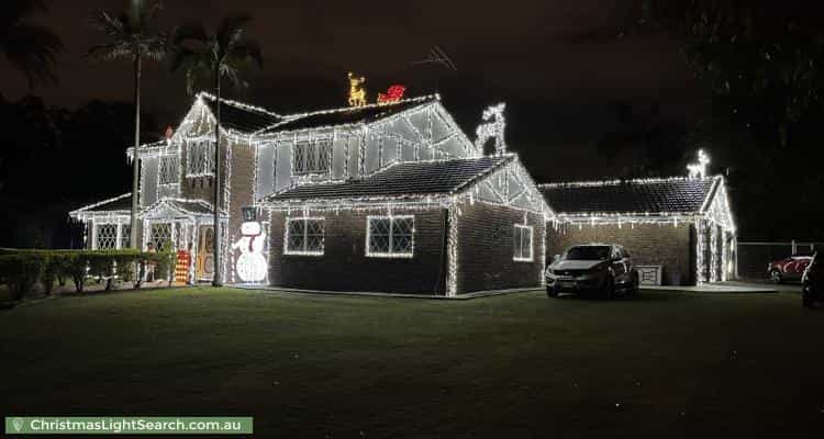 Christmas Light display at 118-122 Abbey Street, Forestdale