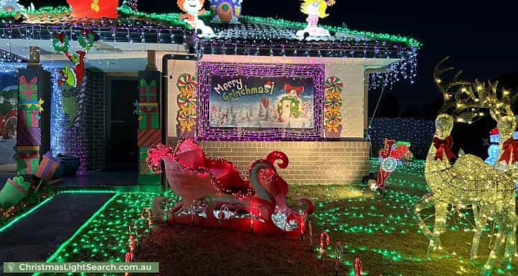 Christmas Light display at 60 Howarth Street, Ropes Crossing