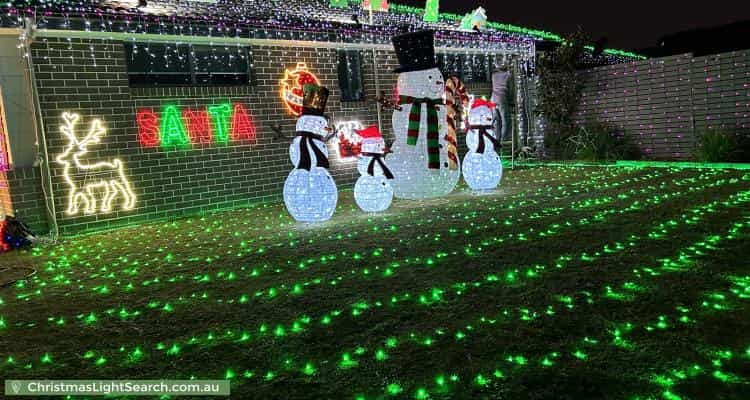 Christmas Light display at 60 Howarth Street, Ropes Crossing