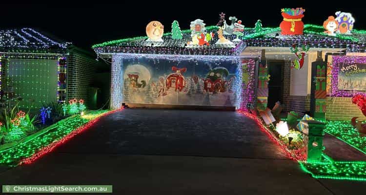 Christmas Light display at 60 Howarth Street, Ropes Crossing