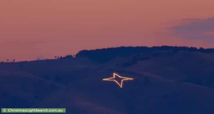 Christmas Light display at  Almond Grove Road, Willunga South