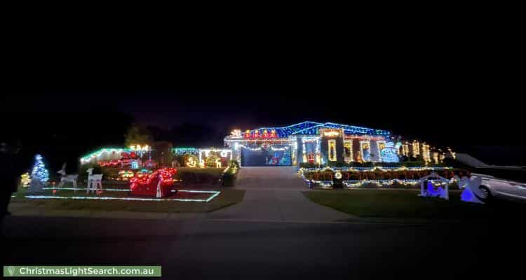 Christmas Light display at 7 Lightwood Avenue, Seymour