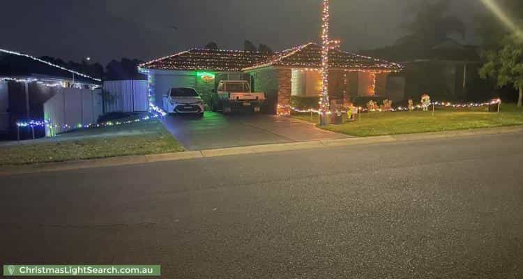 Christmas Light display at 5 Lackey Place, Currans Hill