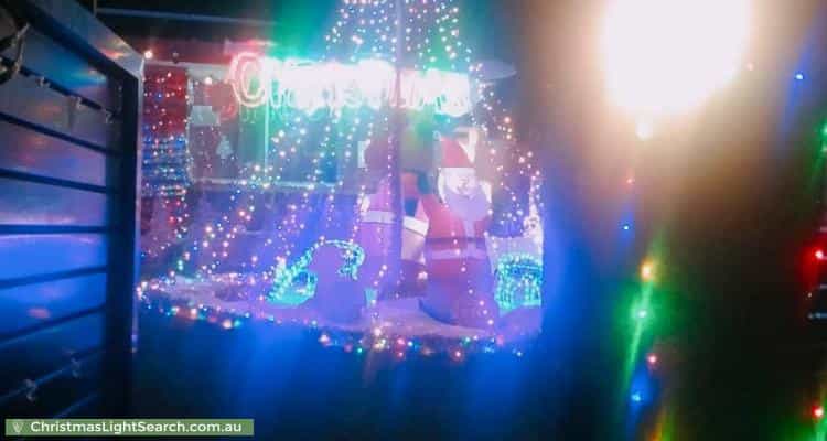 Christmas Light display at 5 Corsloot Street, Regents Park