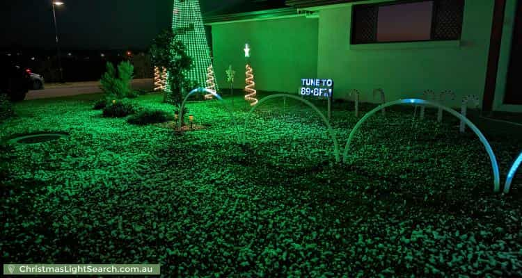 Christmas Light display at 24 Goldencrest Street, Caboolture