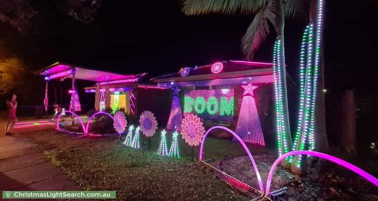 Christmas Light display at 86 College Way, Boondall