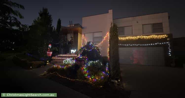 Christmas Light display at 90 Stanner Circuit, Bonner
