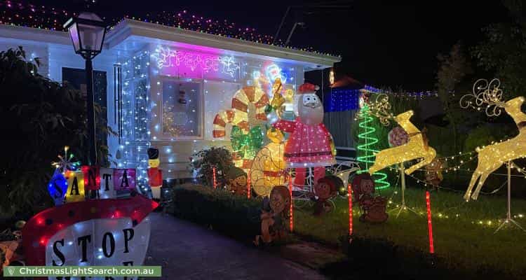 Christmas Light display at 8 Rathmullen Road, Boronia