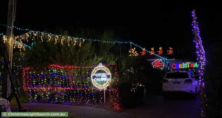 Christmas Light display at Chestnut Avenue, Ferntree Gully