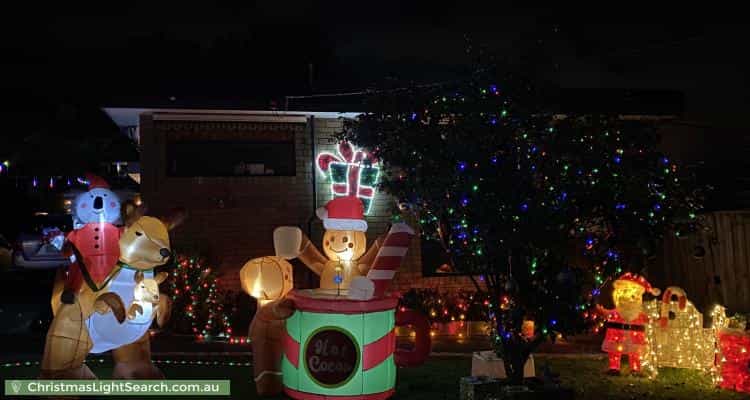 Christmas Light display at Chestnut Avenue, Ferntree Gully