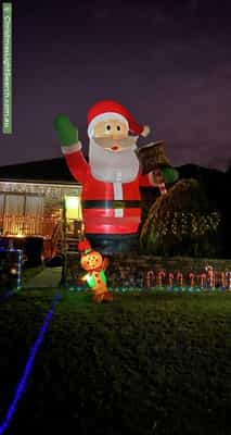 Christmas Light display at 3 Hyman Street, Korumburra