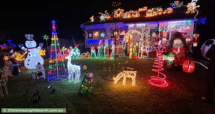 Christmas Light display at 13 Cunningham Crescent, Blacktown