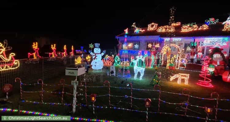 Christmas Light display at 13 Cunningham Crescent, Blacktown