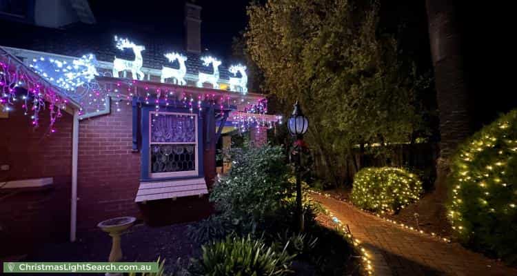 Christmas Light display at 28 Park Street, Moonee Ponds