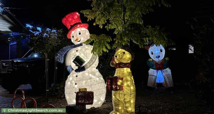 Christmas Light display at 28 Park Street, Moonee Ponds