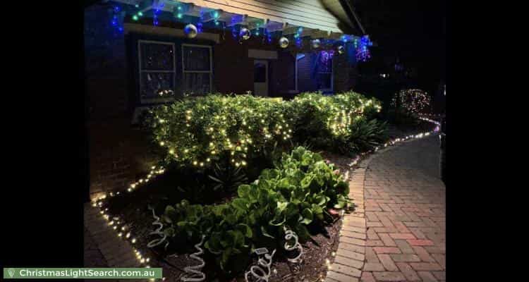 Christmas Light display at 28 Park Street, Moonee Ponds