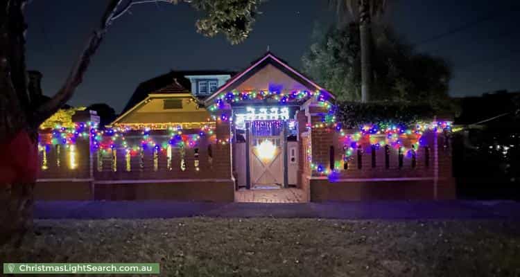 Christmas Light display at 28 Park Street, Moonee Ponds
