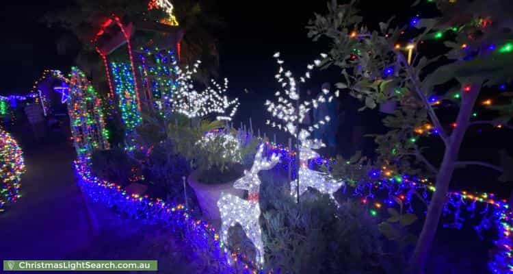 Christmas Light display at  Croton Street, Rivett