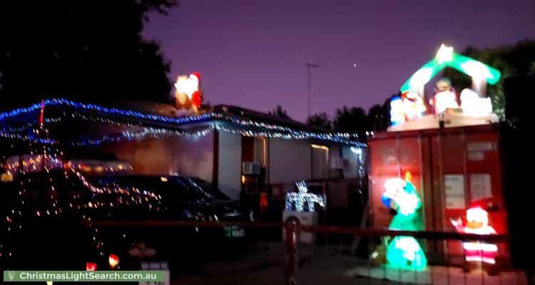 Christmas Light display at 20 Baker Crescent, Mooroopna