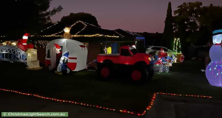 Christmas Light display at 19 Greythorne Court, Narre Warren