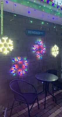 Christmas Light display at 31 Epsilon Close, Woodcroft