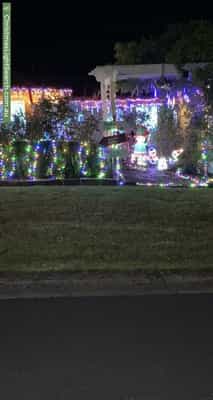 Christmas Light display at 4 Celia Court, Yarra Glen