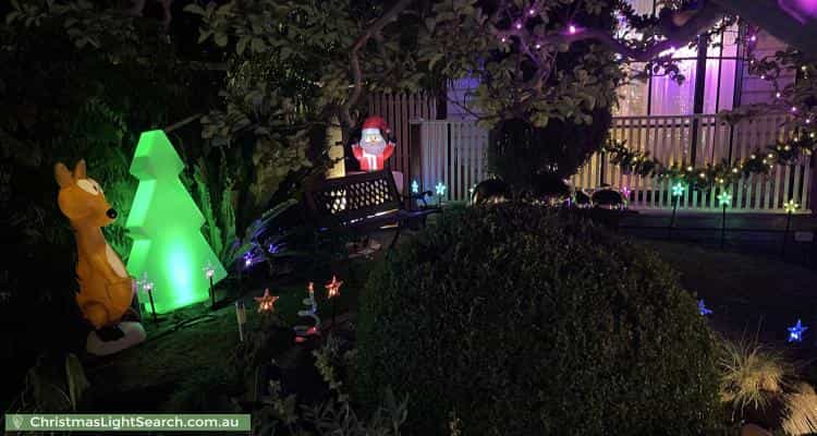 Christmas Light display at 12 Westgate Avenue, Albion