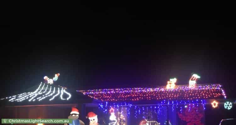 Christmas Light display at 71 Sandpiper Loop, Yangebup