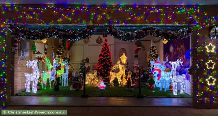 Christmas Light display at 16 Azure Avenue, Dubbo
