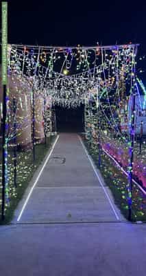 Christmas Light display at 78 Stratton Road, Oran Park