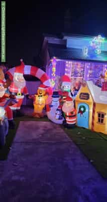 Christmas Light display at 17 Browning Street, Moonee Ponds