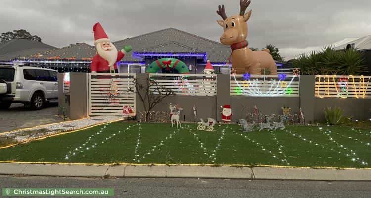 Christmas Light display at 5 Liberty Way, Baldivis