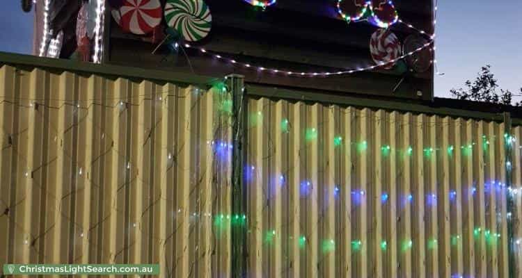 Christmas Light display at 21 Hoffmans Road, Essendon West