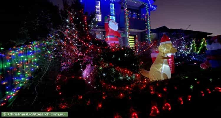 Christmas Light display at 17 Clarinda Drive, Narre Warren