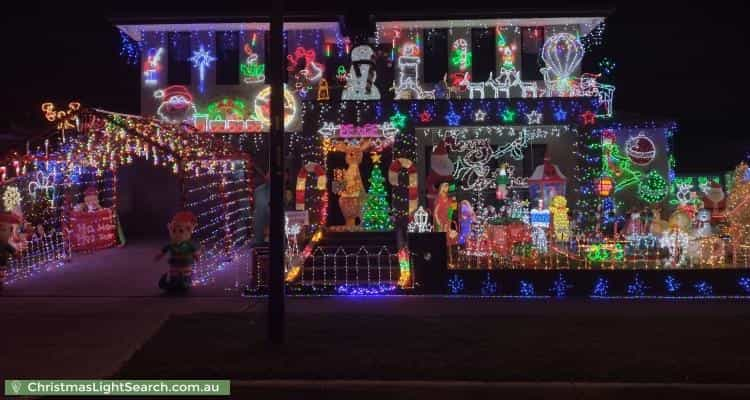 Christmas Light display at 10 Stardust Way, Wollert