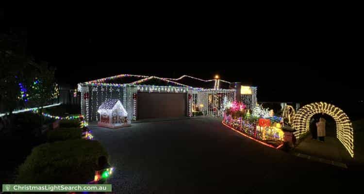 Christmas Light display at 4 Powell Place, Pakenham